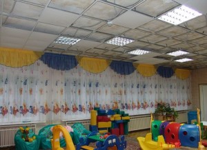 шторы в детском саду